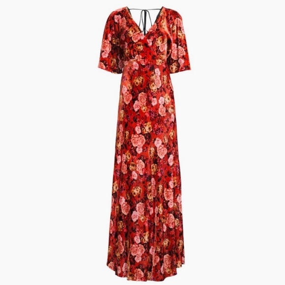 Johnny Was Dresses & Skirts - Johnny Was silk blend velvet maxi dress NWT